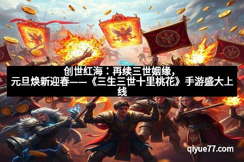 创世红海：再续三世姻缘，元旦焕新迎春——《三生三世十里桃花》手游盛大上线